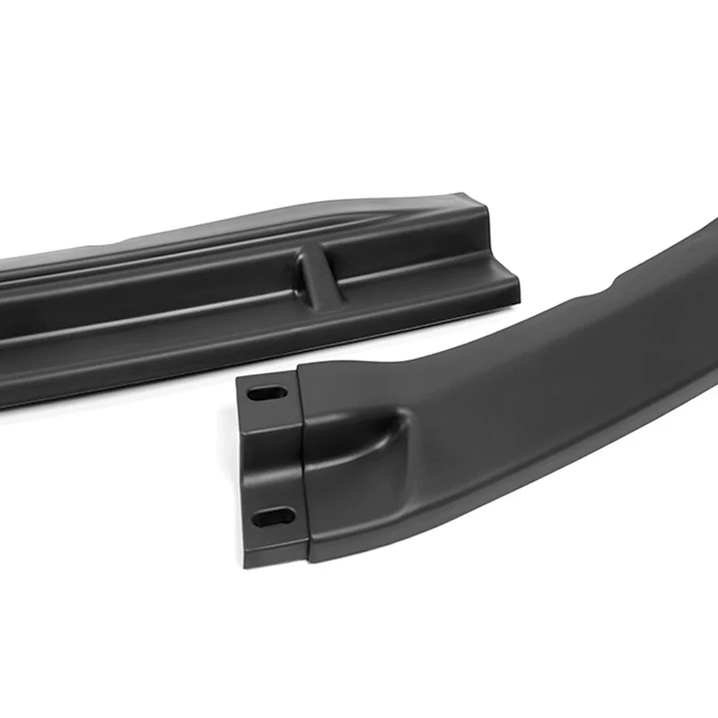 For 2013-2014 Ford Mustang GT-Style  3-PCS  Matt Black Front Bumper Body Kit Spoiler Lip - Image 2