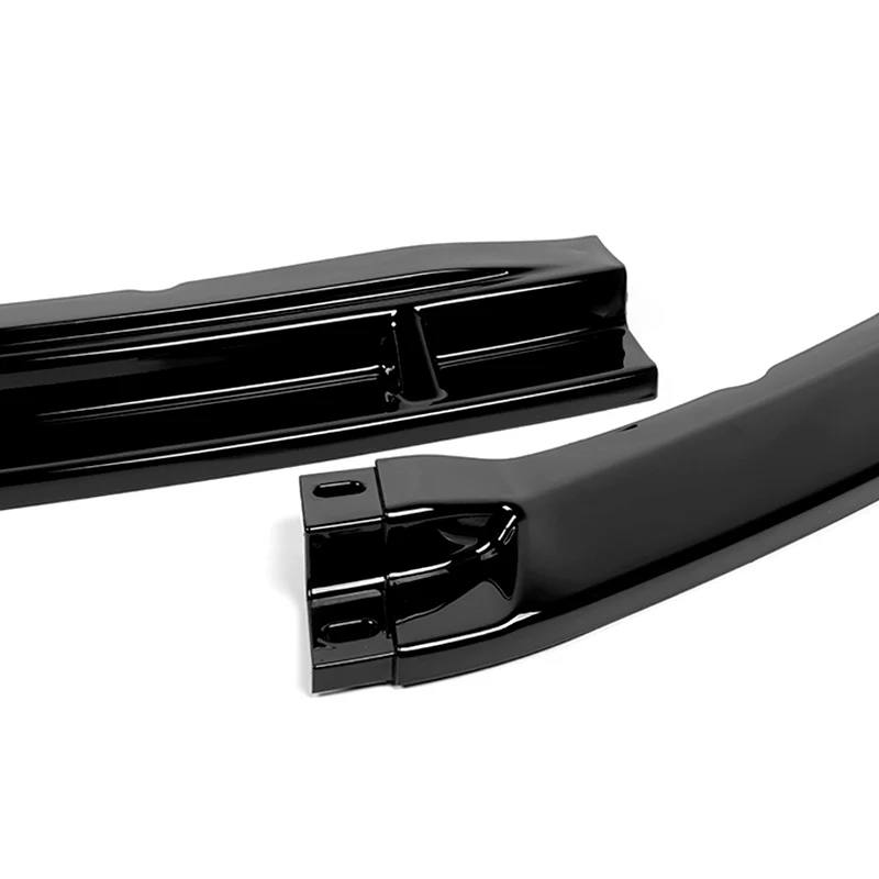 For 2013-2014 Ford Mustang GT-Style 3-PCS Painted Black Front Bumper Body Spoiler Lip - Image 2