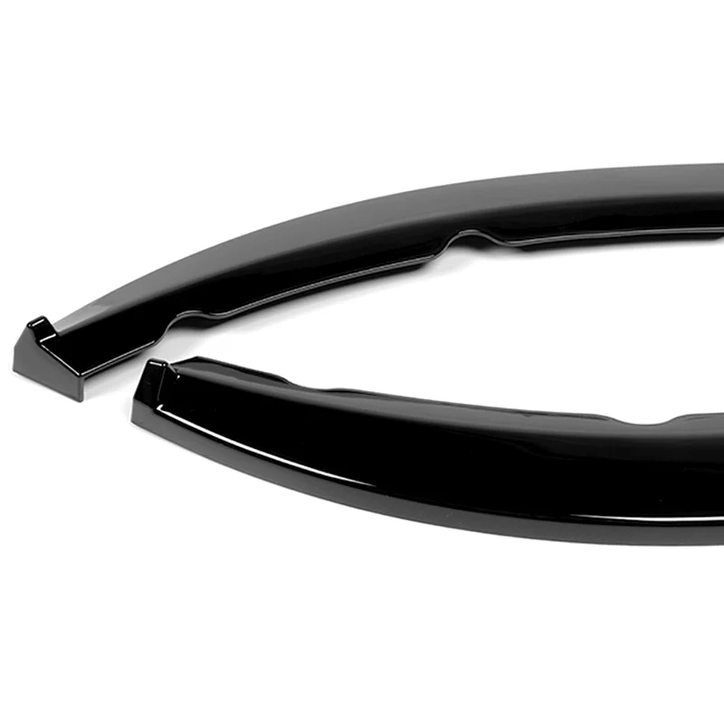 For 2013-2014 Ford Mustang GT-Style 3-PCS Painted Black Front Bumper Body Spoiler Lip - Image 3