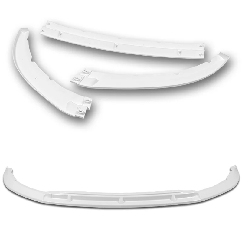 For 2013-2014 Ford Mustang GT-Style 3-PCS Painted White Front Bumper Body Spoiler Lip - Image 3