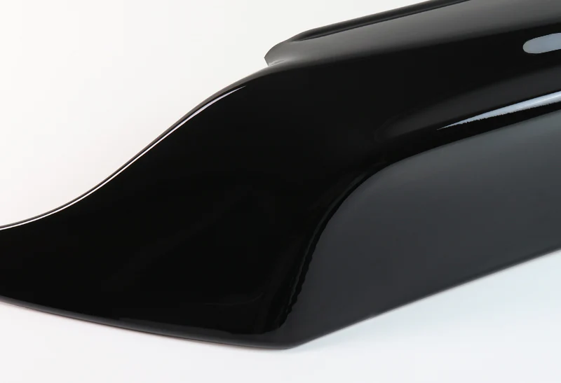 For 2013-2015 Honda Accord 4-DR Sedan HFP-Style Painted Black Rear Bumper Lip Apron 2PCS - Image 3