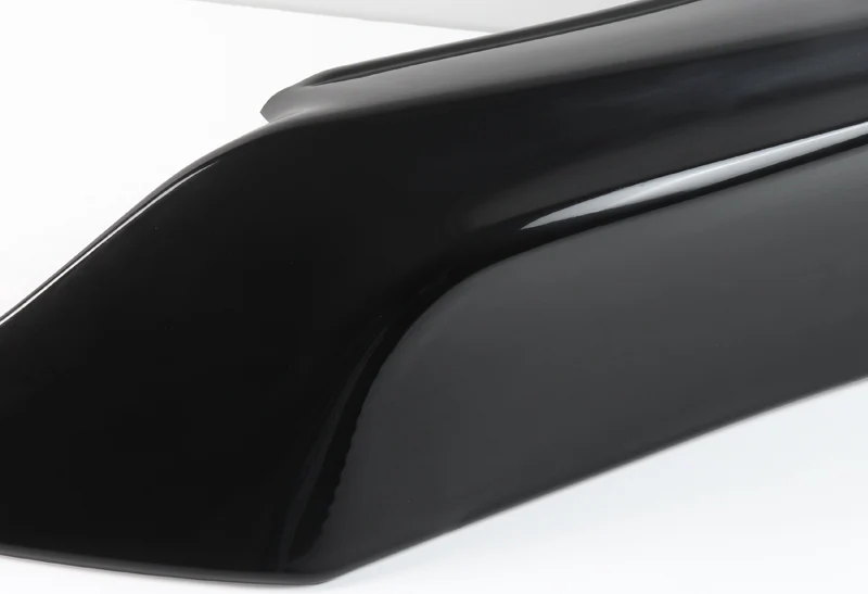 For 2013-2015 Honda Accord 4-DR Sedan HFP-Style Unpainted Matte Black Rear Bumper Lip Apron 2PCS - Image 2