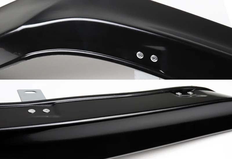 For 2013-2015 Honda Accord Coupe HFP-Style Front Bumper Body Splitter Spoiler Lip 2PCS -Unpainted Matte Black - Image 2