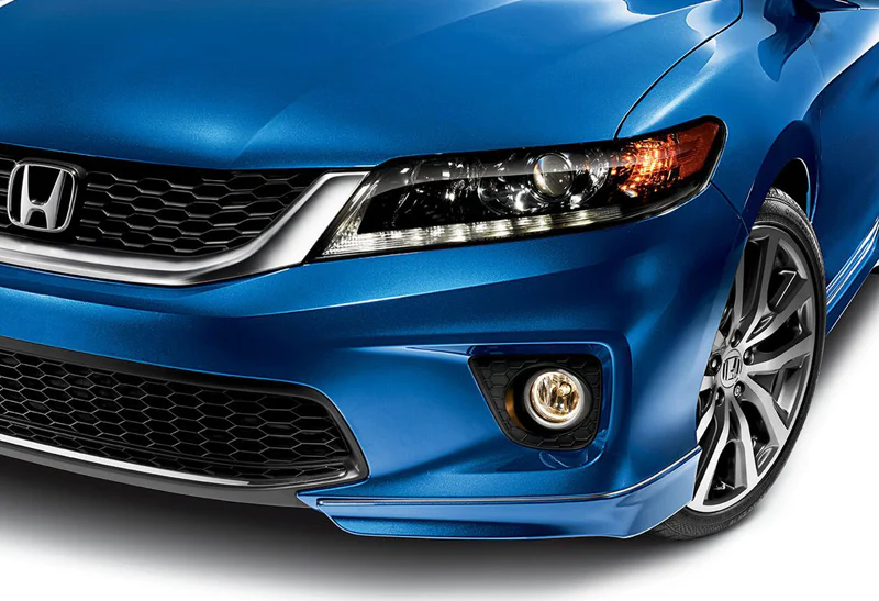 For 2013-2015 Honda Accord Coupe HFP-Style Front Bumper Body Splitter Spoiler Lip 2PCS -Unpainted Matte Black - Image 5
