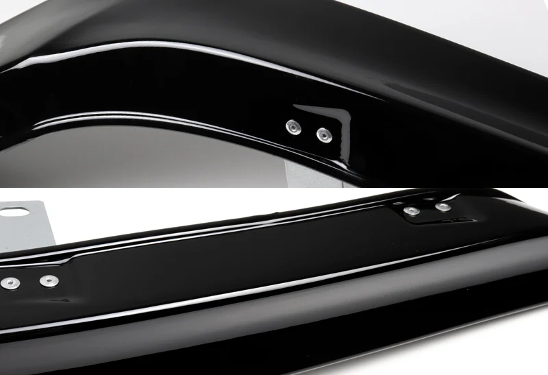 For 2013-2015 Honda Accord Coupe HFP-Style Painted Black Front Bumper Body Splitter Spoiler Lip 2PCS - Image 3