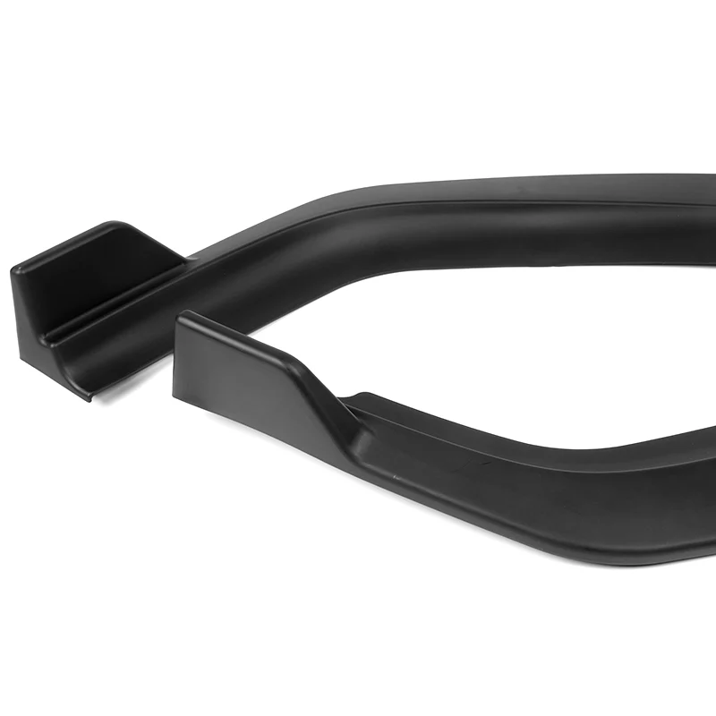 For 2013-2015 Honda Accord Coupe Matt Black 3 Pcs Front Bumper Splitter Spoiler Lip - Image 3