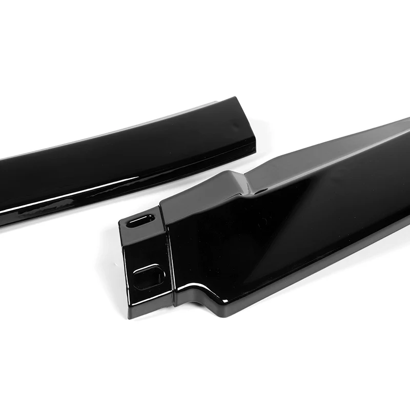 For 2013-2015 Honda Accord Coupe Painted Black 3 Pcs Front Bumper Splitter Spoiler Lip - Image 2
