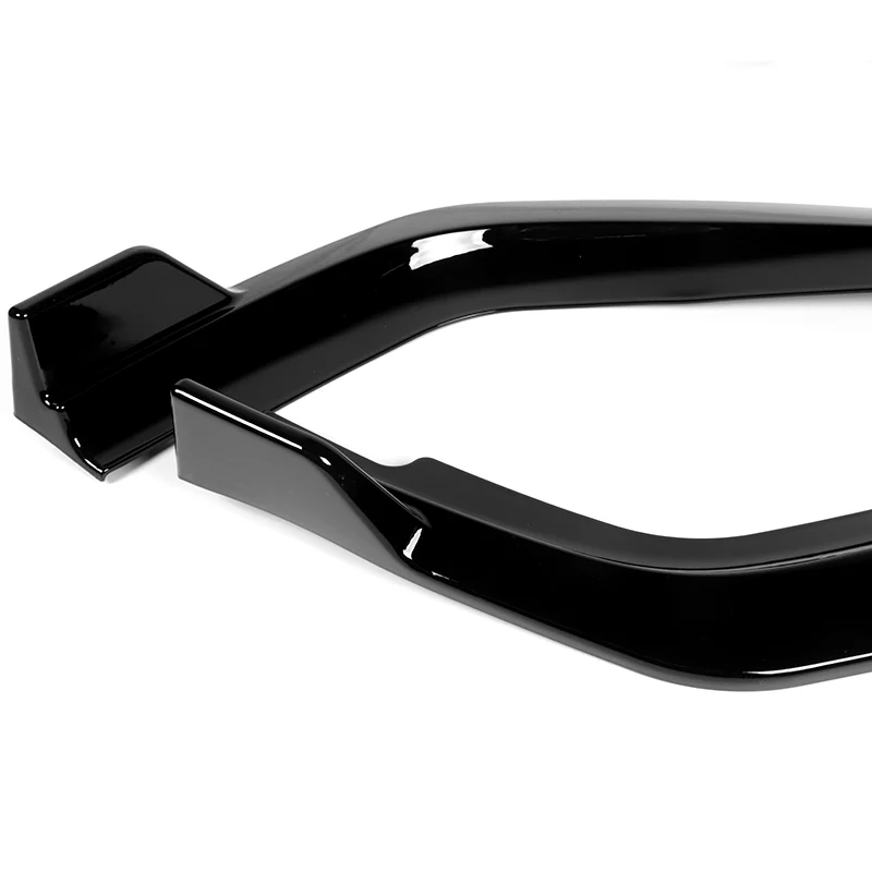 For 2013-2015 Honda Accord Coupe Painted Black 3 Pcs Front Bumper Splitter Spoiler Lip - Image 3