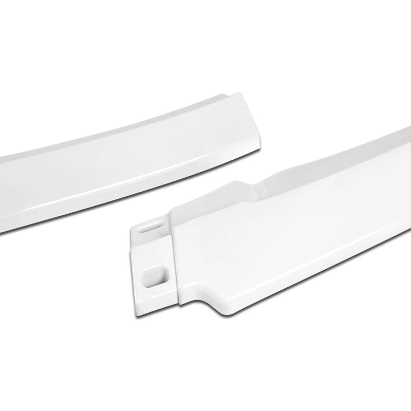 For 2013-2015 Honda Accord Coupe Painted White 3Pcs Front Bumper Splitter Spoiler Lip - Image 2