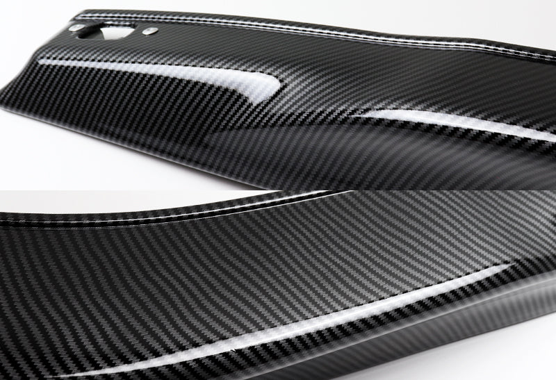 For 2013 - 2015 Honda Accord HFP-Style Front Bumper Body Splitter Spoiler Lip 2PCS -Carbon Fiber Look - Image 2