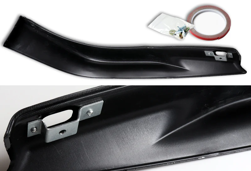 For 2013 - 2015 Honda Accord HFP-Style Front Bumper Body Splitter Spoiler Lip 2PCS -Painted Black - Image 2