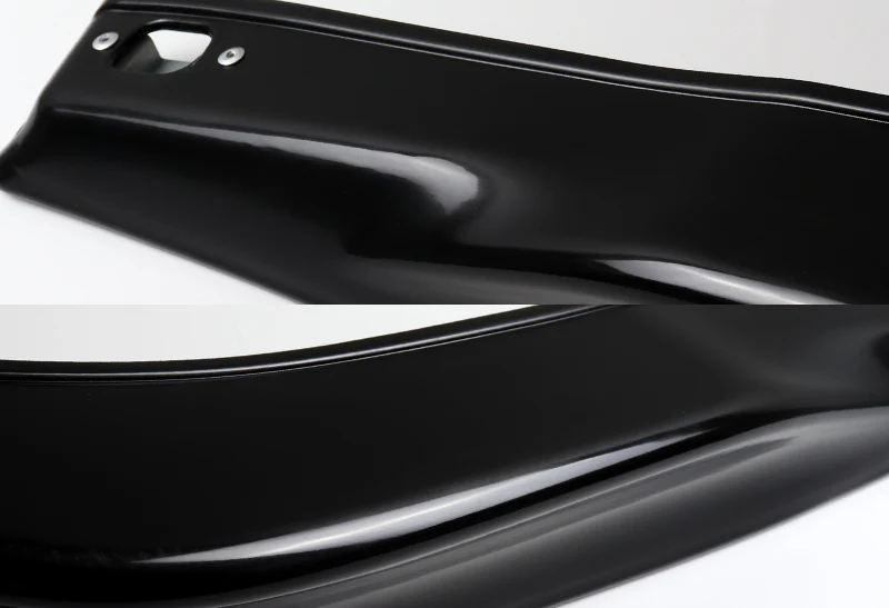 For 2013 - 2015 Honda Accord HFP-Style Front Bumper Body Splitter Spoiler Lip 2PCS -Unpainted Matte Black - Image 3