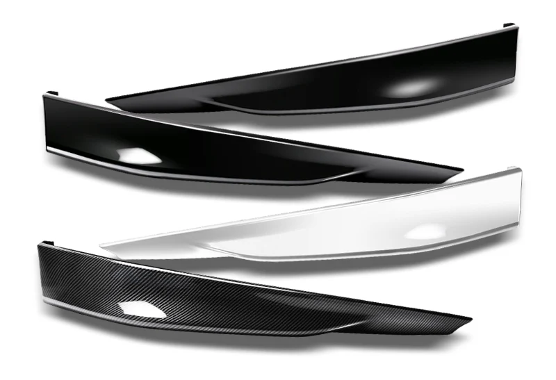 For 2013 - 2015 Honda Accord HFP-Style Front Bumper Body Splitter Spoiler Lip 2PCS -Unpainted Matte Black - Image 4
