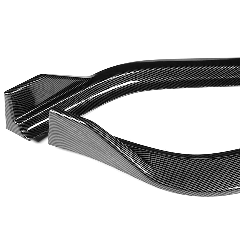 For 2013-2015 Honda Accord Sedan Carbon Look 3-Pcs  Front Bumper Splitter Spoiler Lip - Image 3