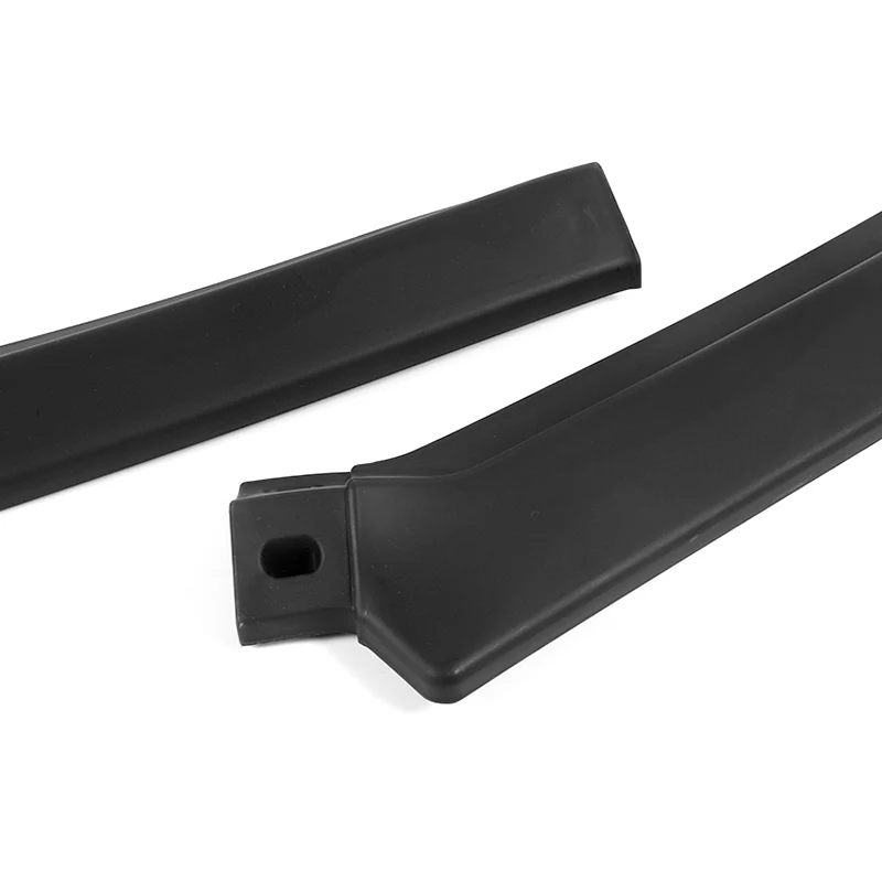 For 2013-2015 Honda Accord Sedan Matt Black  3-Pcs Front Bumper Splitter Spoiler Lip - Image 2