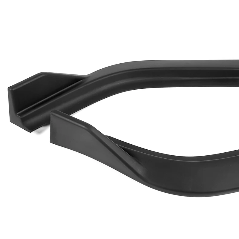 For 2013-2015 Honda Accord Sedan Matt Black  3-Pcs Front Bumper Splitter Spoiler Lip - Image 3