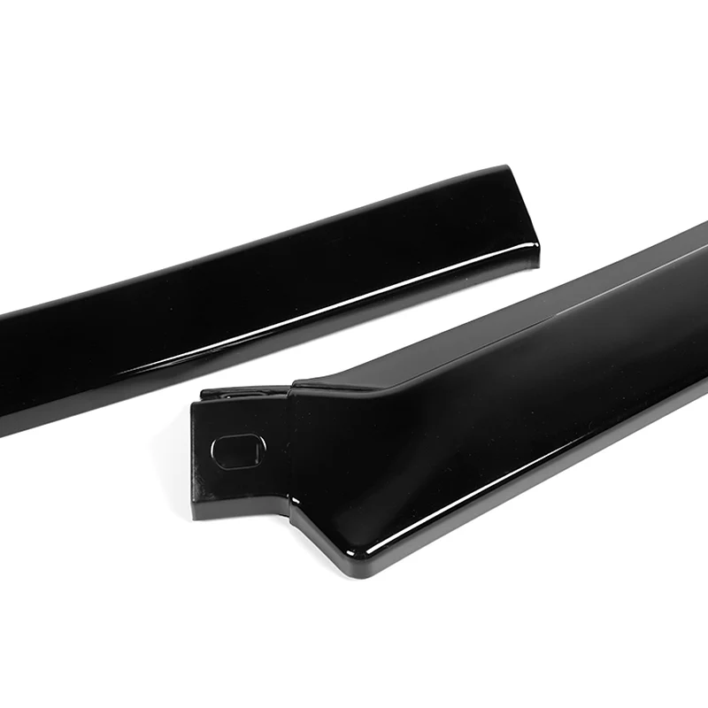 For 2013-2015 Honda Accord Sedan Painted Black 3-Pcs Front Bumper Splitter Spoiler Lip - Image 2
