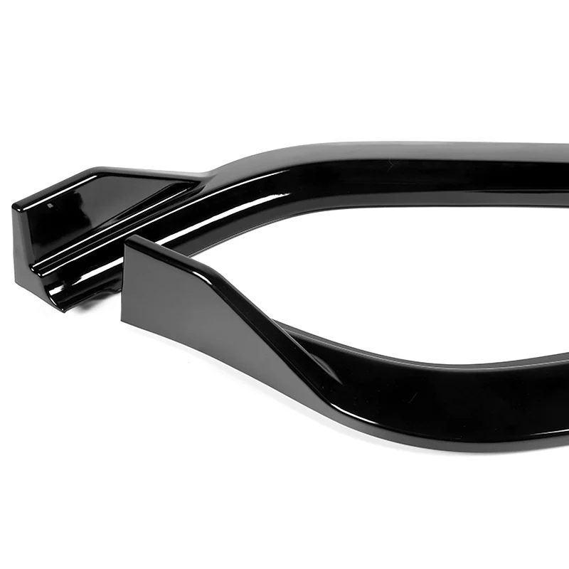 For 2013-2015 Honda Accord Sedan Painted Black 3-Pcs Front Bumper Splitter Spoiler Lip - Image 3