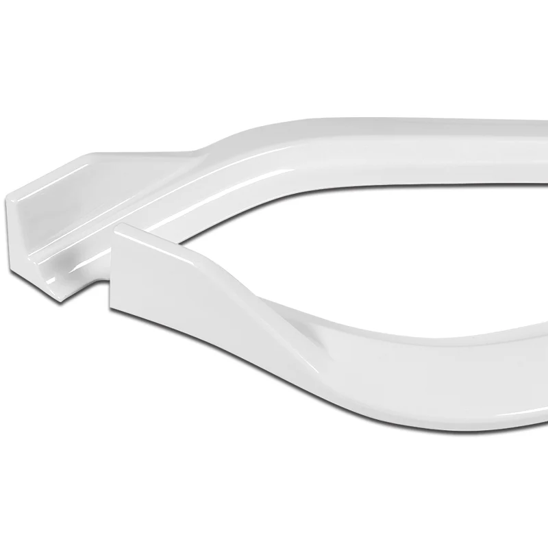 For 2013-2015 Honda Accord Sedan Painted White 3-PCS Front Bumper Splitter Spoiler Lip - Image 3