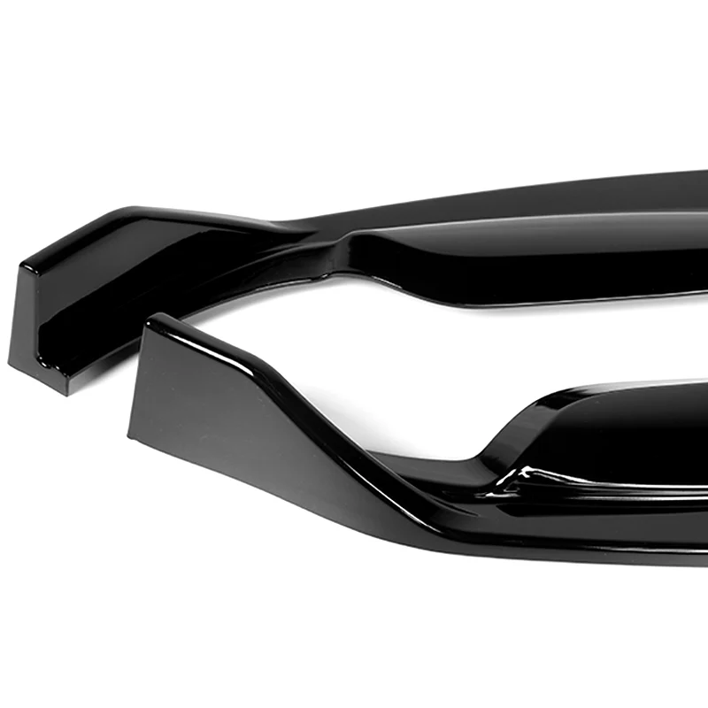 For 2013-2015 Lexus GS350 GS450h Base Painted Black  3-pcs Front Bumper Spoiler Lip - Image 3