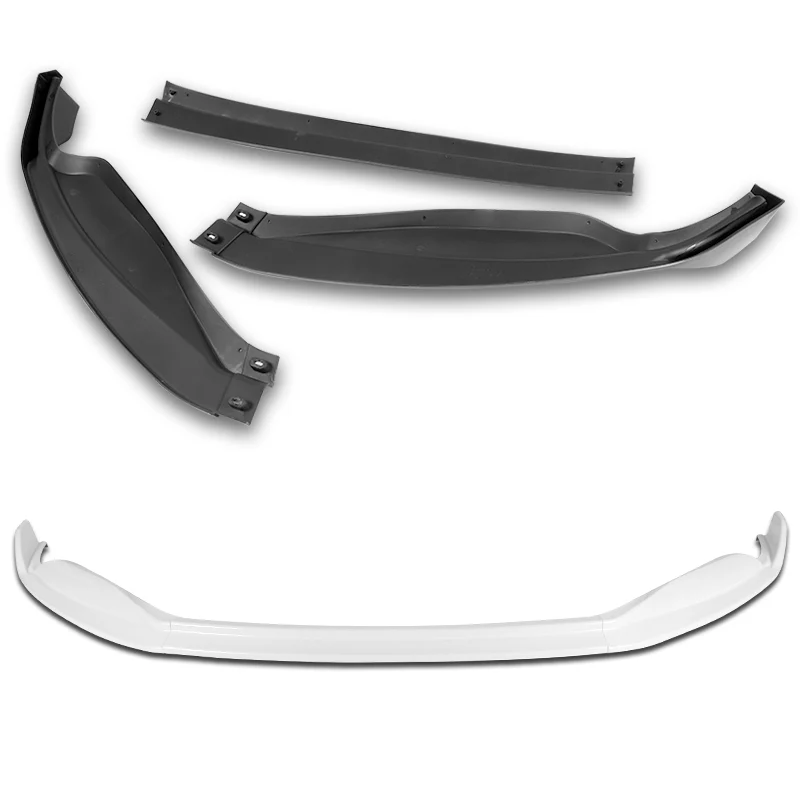 For 2013-2015 Lexus GS350 GS450h Base Painted White 3-pcs Front Bumper Spoiler Lip - Image 4