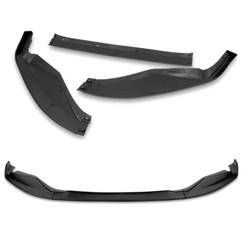 For 2013-2015 Lexus GS350 GS450h F-Sport Matte Black 3-Piece Front Bumper Body Spoiler Splitter Lip Kit - Image 4