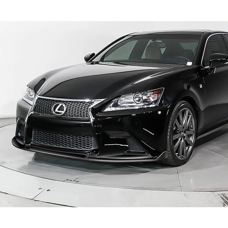 For 2013-2015 Lexus GS350 GS450h F-Sport Painted Black 3-Piece Front Bumper Body Spoiler Splitter Lip Kit + free gift - Image 6