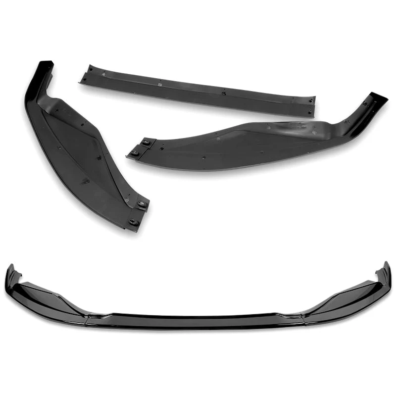 For 2013-2015 Lexus GS350 GS450h F-Sport Painted Black 3-Piece Front Bumper Body Spoiler Splitter Lip Kit + free gift - Image 7