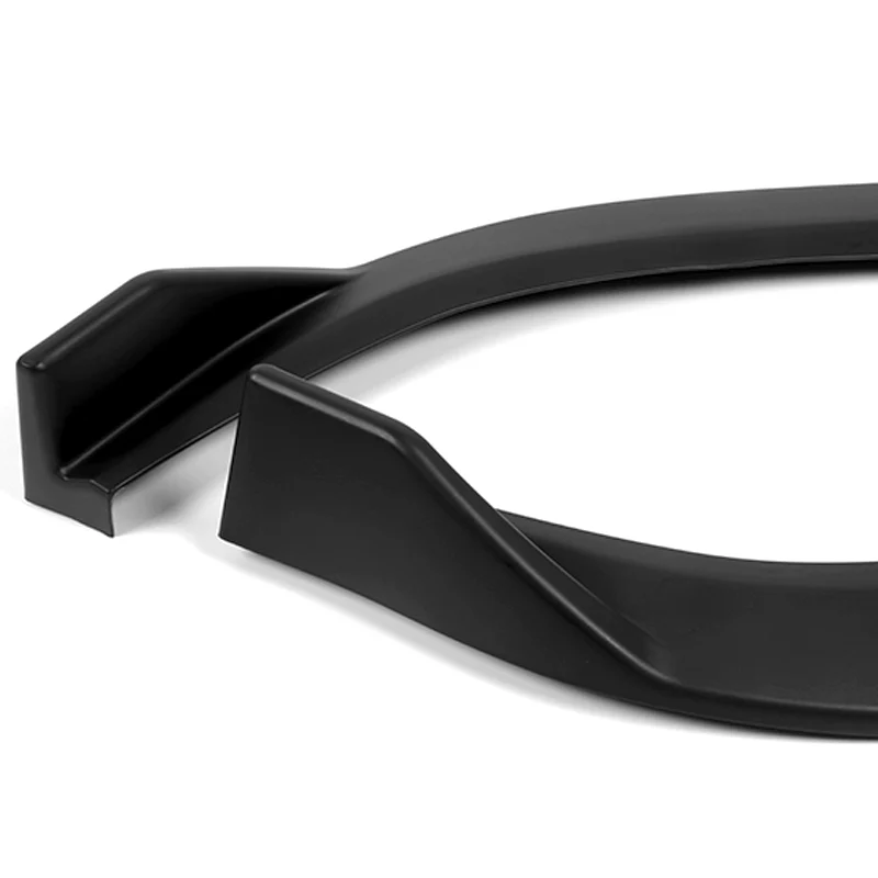 For 2013-2015 Nissan Sentra Matt Black  3-Pcs Front Bumper Body Splitter Spoiler Lip - Image 3