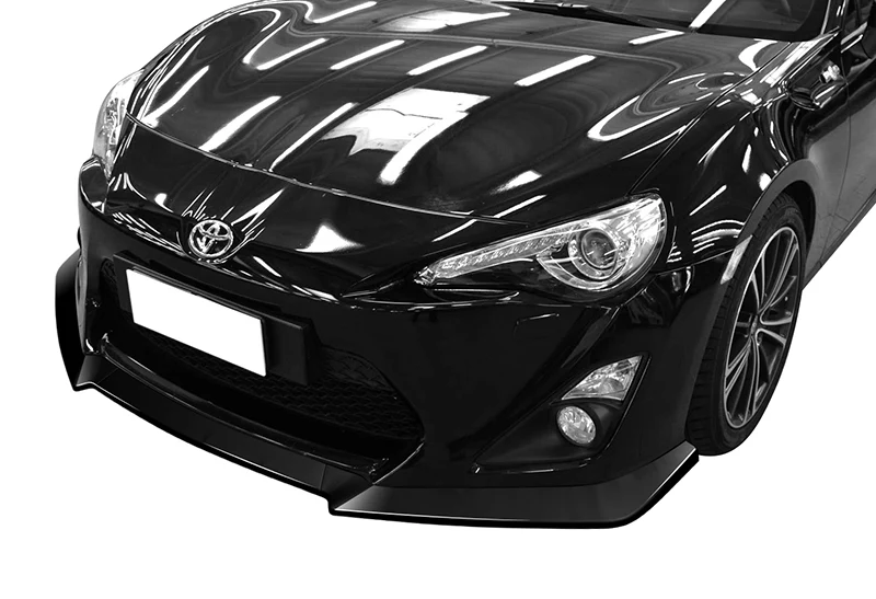 For 2013-2016 Scion FR-S/Toyota 86 CS-Style Painted Black Front Bumper Splitter Spoiler Lip 3PCS - Image 5