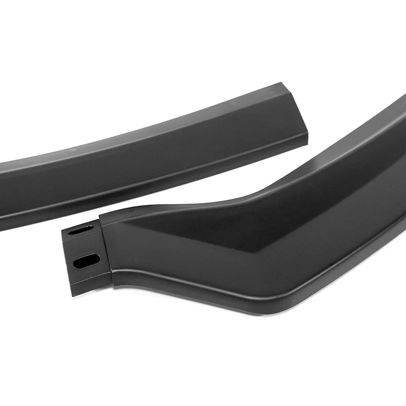 For 2013-2017 Hyundai Elantra GT Hatchback 3-PCS Matt Black Front Bumper Spoiler Lip - Image 2