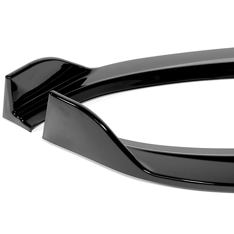 For 2013-2017 Hyundai Elantra GT Hatchback 3-PCS Painted BLK Front Bumper Spoiler Lip - Image 3