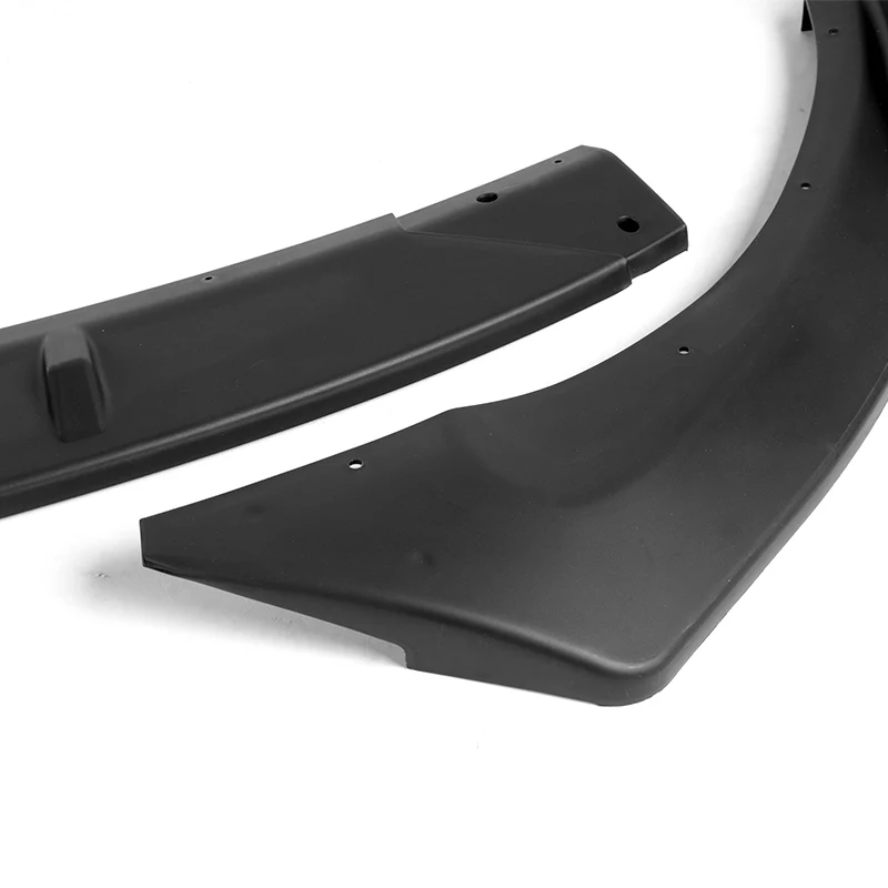 For 2013-2017 Hyundai Veloster Turbo JDM Black Front Bumper Splitter Spoiler Lip 3PCS - Image 2