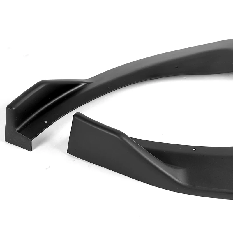 For 2013-2017 Hyundai Veloster Turbo JDM Black Front Bumper Splitter Spoiler Lip 3PCS - Image 4