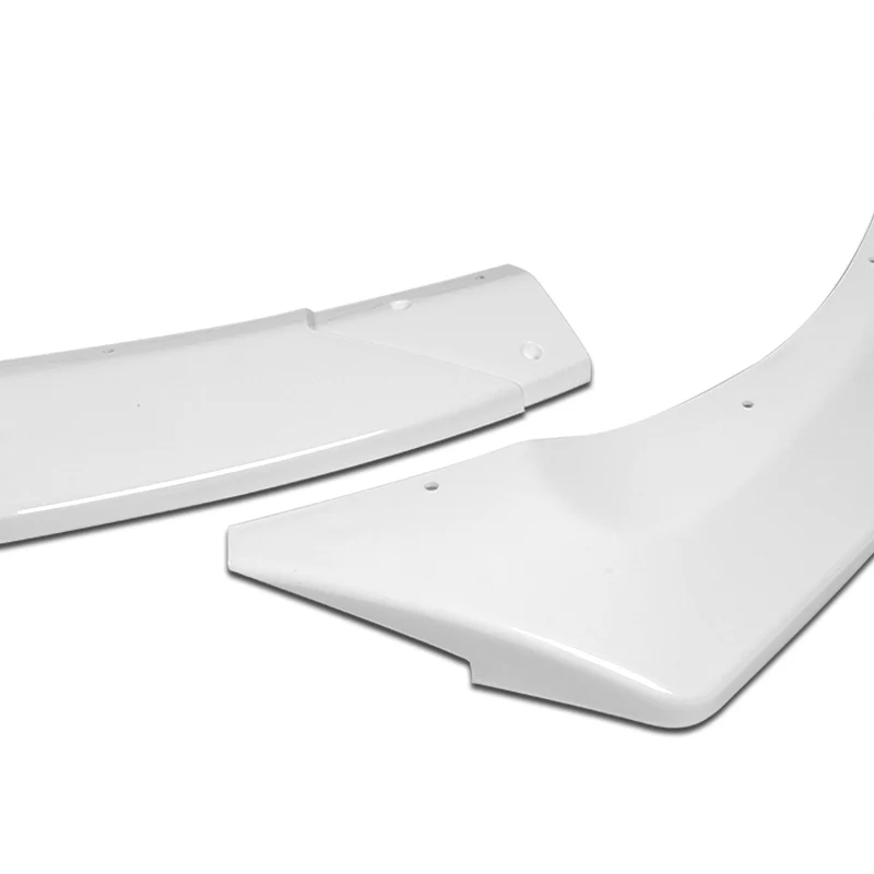 For 2013-2017 Hyundai Veloster Turbo JDM Painted White Front Bumper Splitter Spoiler Lip 3PCS - Image 2