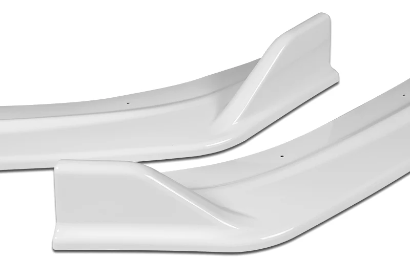For 2013-2018 Chevrolet Malibu Painted White Front Bumper Splitter Spoiler Lip 3PCS - Image 3