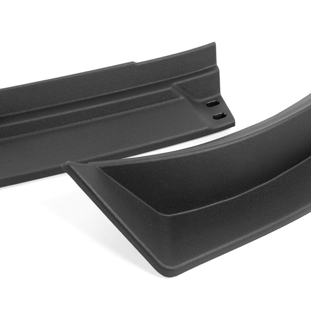 STP Style For 2013-2018 Ram 1500 / 2019-2024 Ram 1500 Classic Front Bumper Lip Spoiler Splitter -Unpainted Black - Image 3