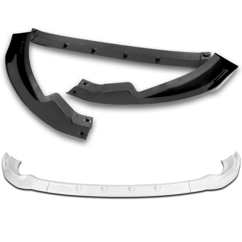 For 2013-2020 Nissan 370Z GT-Style Painted White Front Bumper Splitter Spoiler Lip 3PCS - Image 4