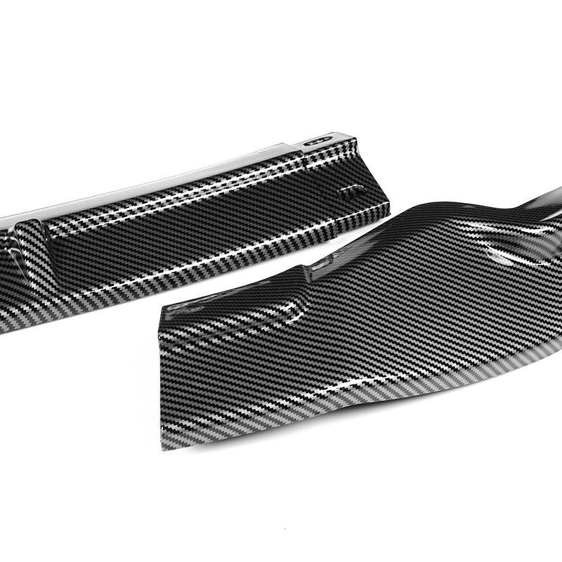 For 2013-2020 Nissan 370Z GT-Style Carbon Look Front Bumper Splitter Spoiler Lip 3PCS - Image 2