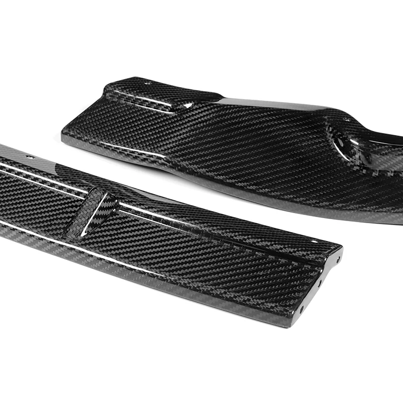 For 2013-2020 Nissan 370Z GT-Style Carbon Fiber Front Bumper Splitter Spoiler Lip 3PCS - Image 2