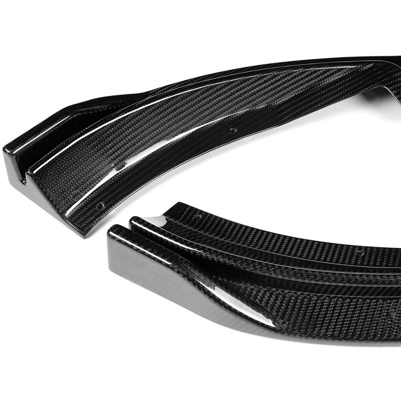 For 2013-2020 Nissan 370Z GT-Style Carbon Fiber Front Bumper Splitter Spoiler Lip 3PCS - Image 3