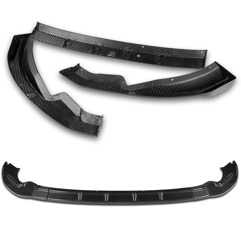 For 2013-2020 Nissan 370Z GT-Style Carbon Fiber Front Bumper Splitter Spoiler Lip 3PCS - Image 4