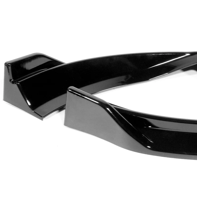 For 2013-2020 Nissan 370Z GT-Style Painted Black Front Bumper Splitter Spoiler Lip 3PCS - Image 3