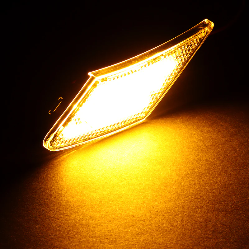 For 2013–2020 Subaru BRZ Scion FR-S Amber LED Turn Signal Bumper Side Marker Lights -Clear Lens - Image 5