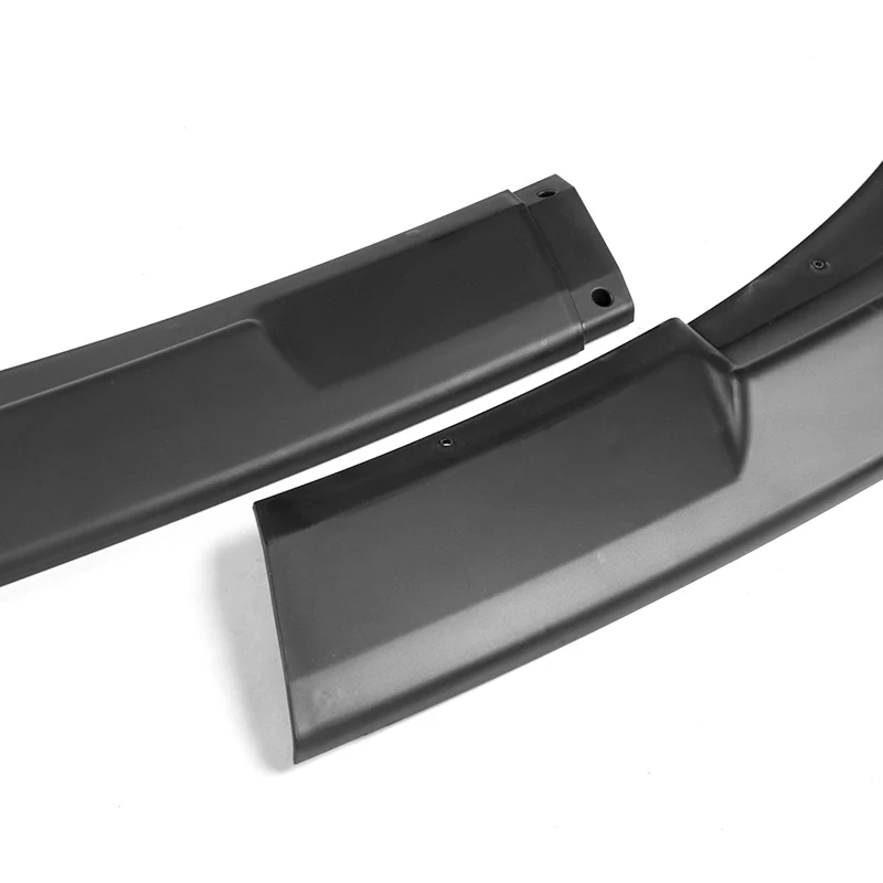 For 2014-2015 Chevy Camaro SS Z28 Matte Black Front Bumper Splitter Spoiler Lip 3PCS - Image 2