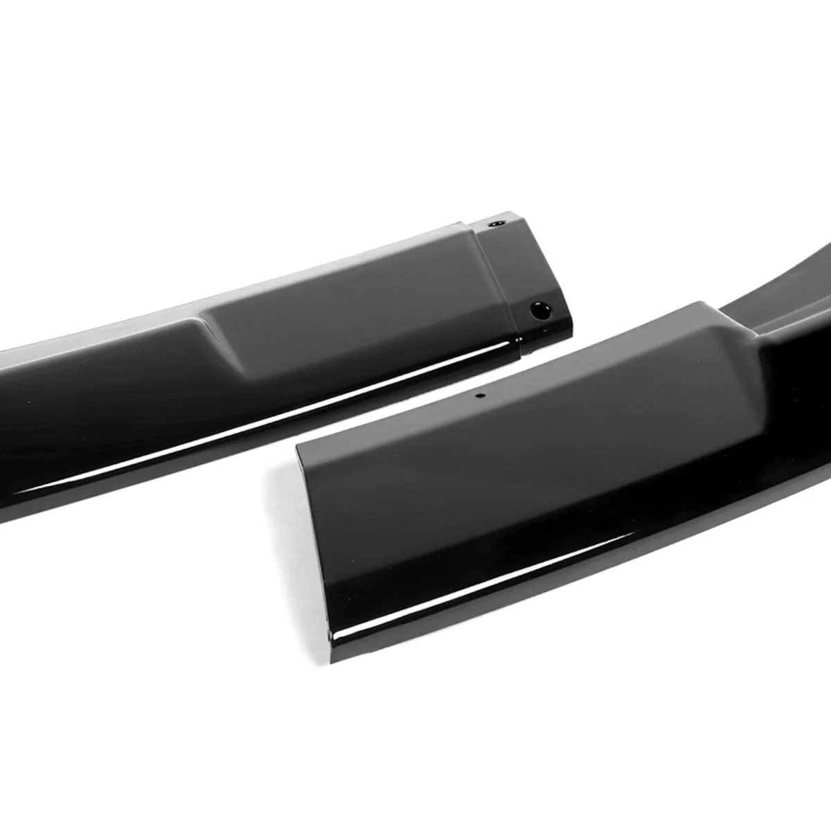 For 2014-2015 Chevy Camaro SS Z28 Painted Black Front Bumper Splitter Spoiler Lip 3PCS - Image 2