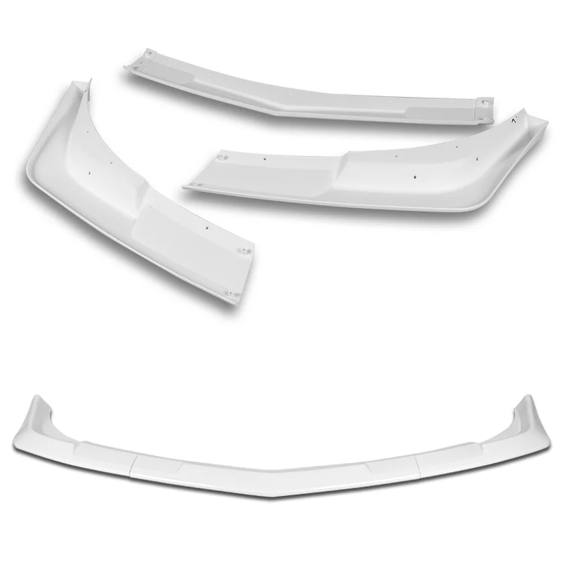 For 2014-2015 Chevy Camaro SS Z28 Painted White Front Bumper Splitter Spoiler Lip 3PCS - Image 3