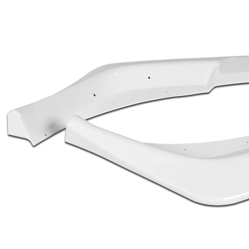 For 2014-2015 Chevy Camaro SS Z28 Painted White Front Bumper Splitter Spoiler Lip 3PCS - Image 4