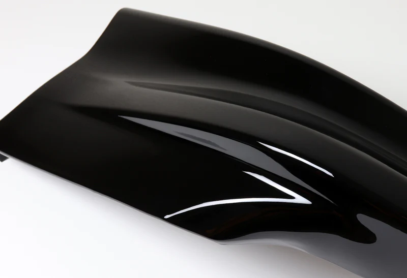 For 2014-2015 Honda Civic Coupe 2DR HFP-Style Painted Black Front Bumper Body Splitter Spoiler Lip 2PCS - Image 3
