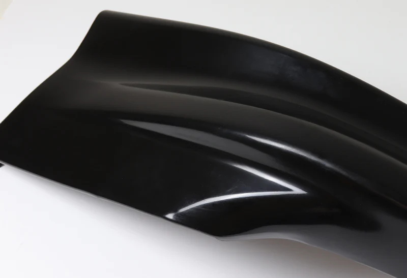 For 2014-2015 Honda Civic Coupe 2DR HFP-Style Unpainted Matte Black Front Bumper Body Splitter Spoiler Lip 2PCS - Image 3